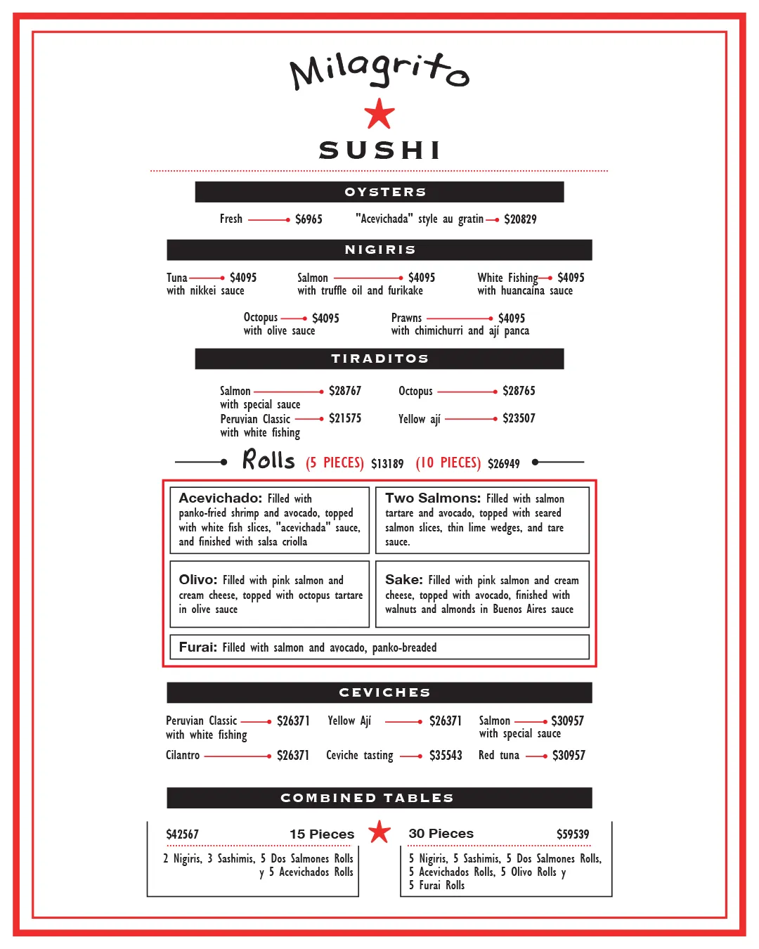 Menu — Page 2