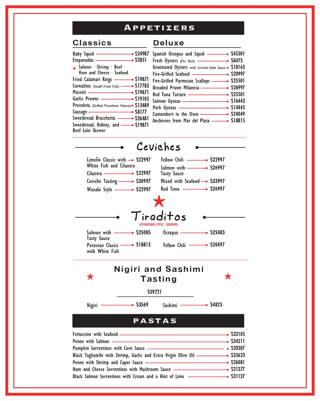 Menu — Page 3