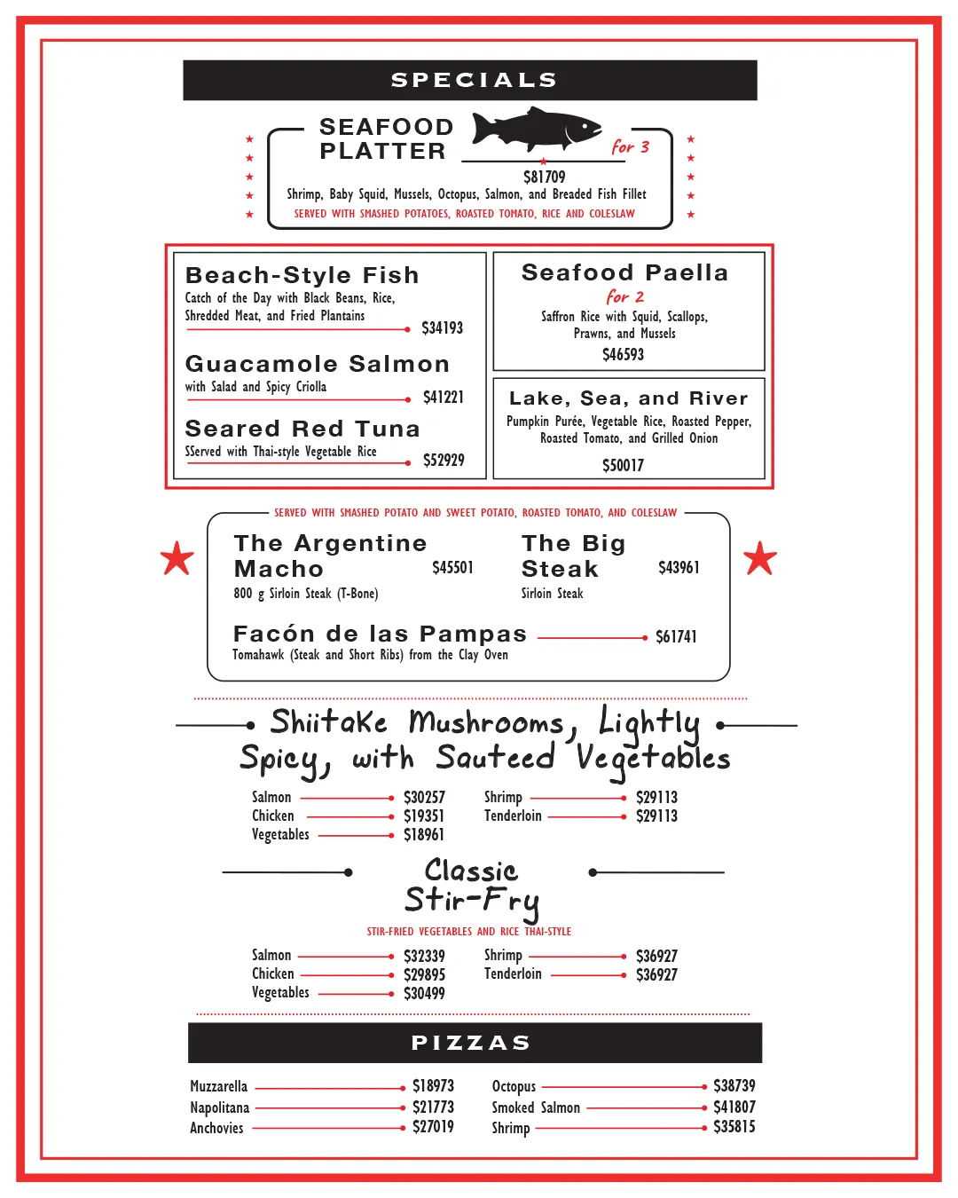 Menu — Page 5