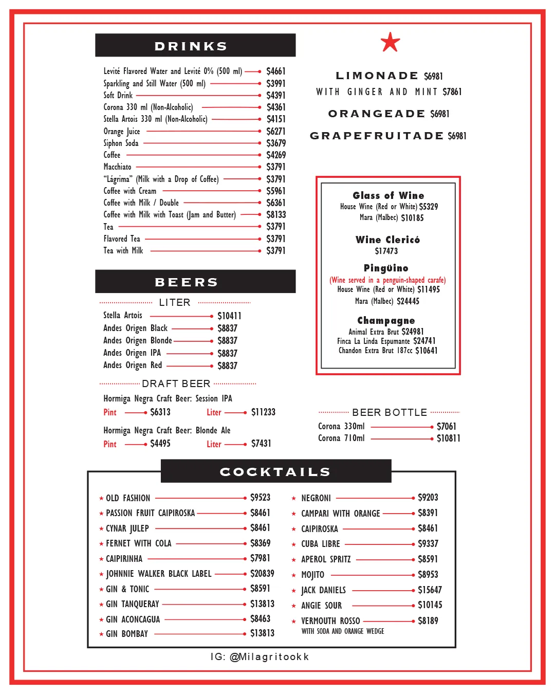 Menu — Page 7